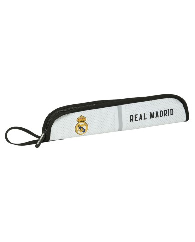 Portaflauto Real Madrid C.F. Bianco Grigio 37 x 8 x 2 cm Portaflauto Real Madrid C.F. Bianco Grigio 37 x 8 x 2 cm
