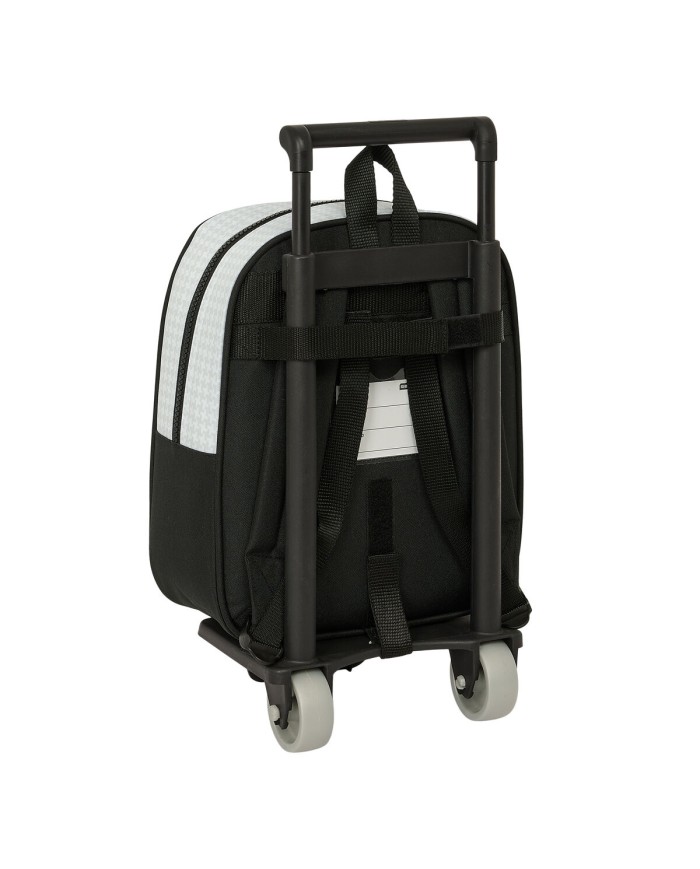 Trolley per la Scuola Real Madrid C.F. Bianco Grigio 22 x 27 x 10 cm