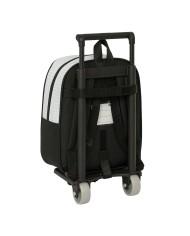 Trolley per la Scuola Real Madrid C.F. Bianco Grigio 22 x 27 x 10 cm