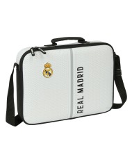 Zaino Scuola Real Madrid C.F. 24/25 Bianco Grigio 32 x 38 x 12 cm Zaino Scuola Real Madrid C.F. 24/25 Bianco Grigio 32 x 38 x 12 cm