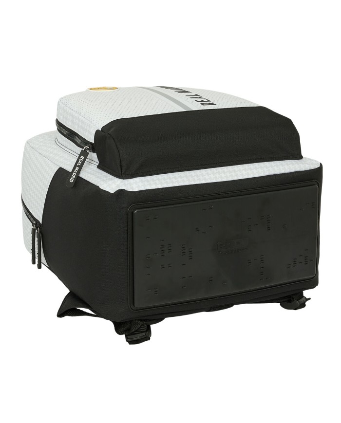 Zaino Scuola Real Madrid C.F. 24/25 Bianco Grigio 32 x 42 x 15 cm Zaino Scuola Real Madrid C.F. 24/25 Bianco Grigio 32 x 42 x 15 cm