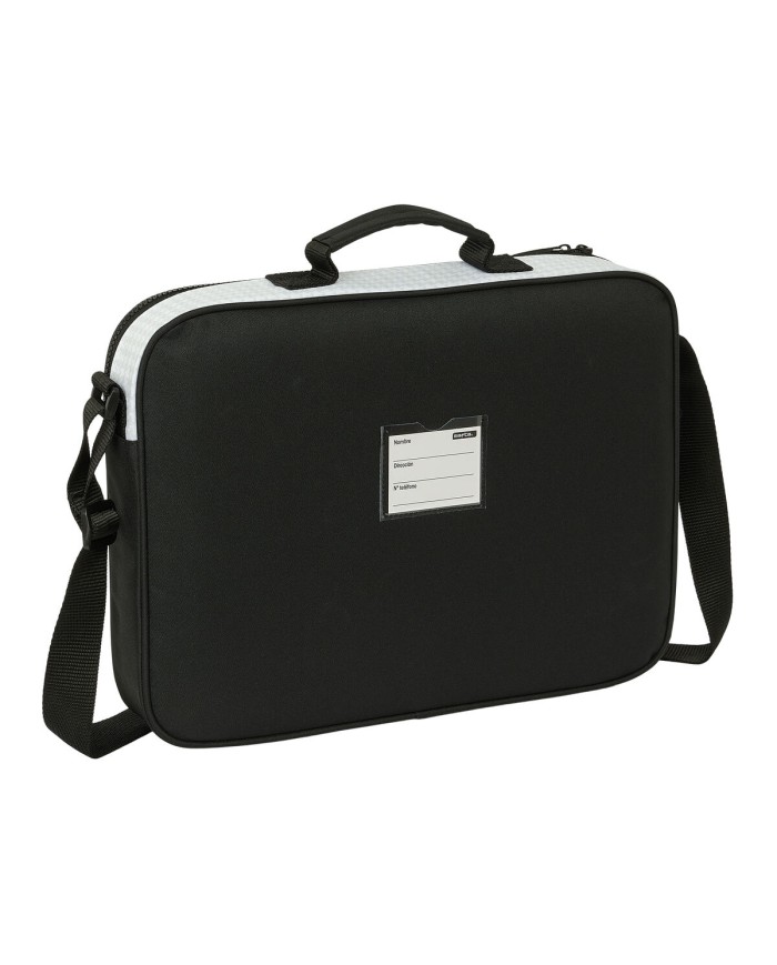 Borsa per la scuola Real Madrid C.F. Bianco Grigio 38 x 28 x 6 cm Borsa per la scuola Real Madrid C.F. Bianco Grigio 38 x 28 x 6 cm