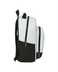 Zaino Scuola Real Madrid C.F. 24/25 Bianco Grigio 32 x 42 x 15 cm Zaino Scuola Real Madrid C.F. 24/25 Bianco Grigio 32 x 42 x 15 cm