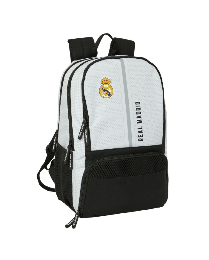 Zaino da Padel Real Madrid C.F. 24/25 Bianco Grigio Zaino da Padel Real Madrid C.F. 24/25 Bianco Grigio