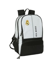 Zaino da Padel Real Madrid C.F. 24/25 Bianco Grigio Zaino da Padel Real Madrid C.F. 24/25 Bianco Grigio