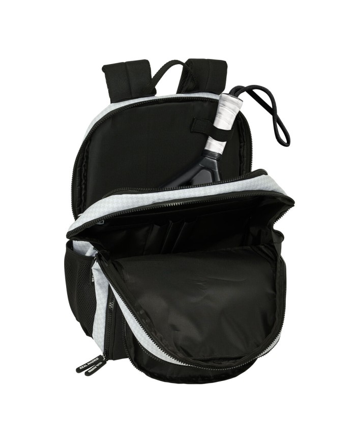 Zaino da Padel Real Madrid C.F. 24/25 Bianco Grigio Zaino da Padel Real Madrid C.F. 24/25 Bianco Grigio