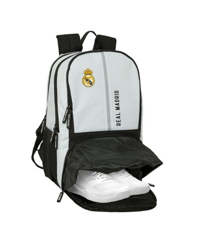 Zaino da Padel Real Madrid C.F. 24/25 Bianco Grigio