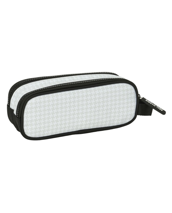 Portaoggetti Doppio Real Madrid C.F. Bianco Grigio 21 x 8 x 6 cm Portaoggetti Doppio Real Madrid C.F. Bianco Grigio 21 x 8 x 6 cm