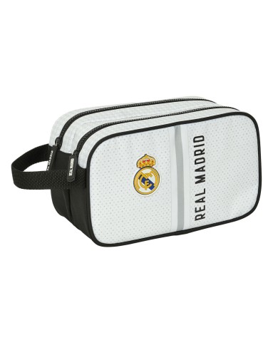 Necessaire da Viaggio Real Madrid C.F. Bianco Grigio Sportivo 26 x 15 x 12.5 cm Necessaire da Viaggio Real Madrid C.F. Bianco Grigio Sportivo 26 x 15 x 12.5 cm