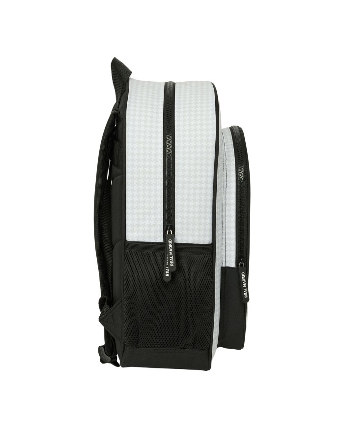 Zaino Scuola Real Madrid C.F. 24/25 Bianco Grigio 32 x 38 x 12 cm Zaino Scuola Real Madrid C.F. 24/25 Bianco Grigio 32 x 38 x 12 cm