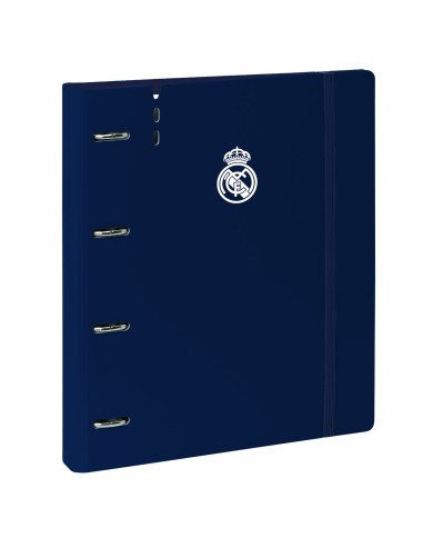 Raccoglitore ad anelli Real Madrid C.F. Bianco Grigio 27 X 32 X 4 cm