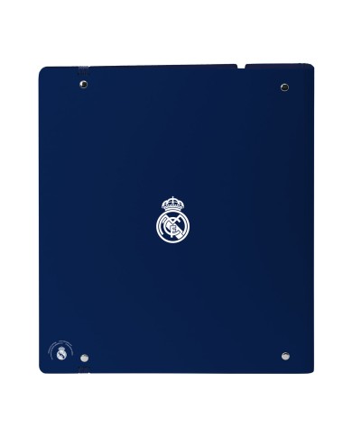 Raccoglitore ad anelli Real Madrid C.F. Bianco Grigio 27 X 32 X 4 cm