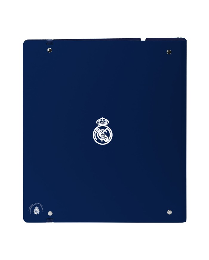 Raccoglitore ad anelli Real Madrid C.F. Bianco Grigio 27 X 32 X 4 cm