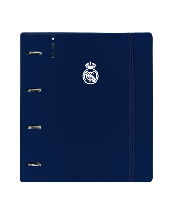 Raccoglitore ad anelli Real Madrid C.F. Bianco Grigio 27 X 32 X 4 cm