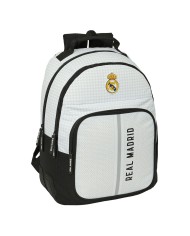 Zaino Scuola Real Madrid C.F. 24/25 Bianco Grigio 32 x 38 x 12 cm Zaino Scuola Real Madrid C.F. 24/25 Bianco Grigio 32 x 38 x 12 cm