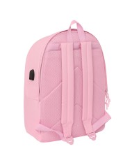 Zaino per Portatile Real Madrid C.F. Rosa 31 x 44 x 18 cm Zaino per Portatile Real Madrid C.F. Rosa 31 x 44 x 18 cm