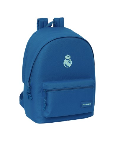Zaino per Portatile Real Madrid C.F. Azzurro 31 x 44 x 18 cm Zaino per Portatile Real Madrid C.F. Azzurro 31 x 44 x 18 cm
