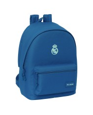 Zaino per Portatile Real Madrid C.F. Azzurro 31 x 44 x 18 cm Zaino per Portatile Real Madrid C.F. Azzurro 31 x 44 x 18 cm