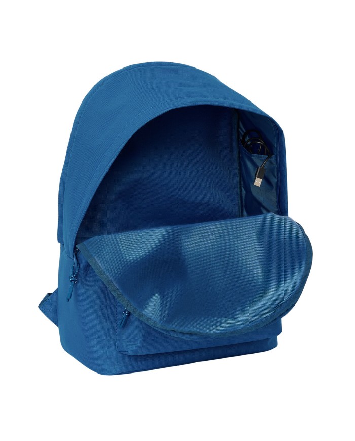 Zaino per Portatile Real Madrid C.F. Azzurro 31 x 44 x 18 cm Zaino per Portatile Real Madrid C.F. Azzurro 31 x 44 x 18 cm