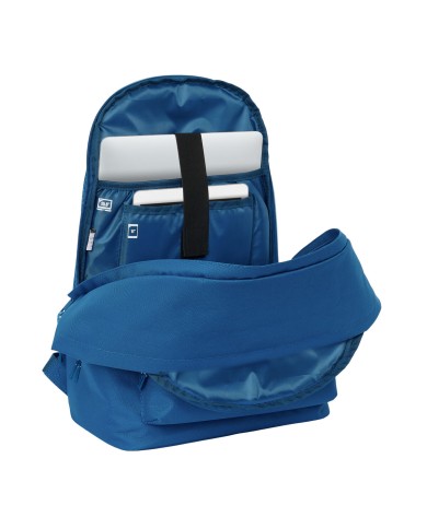 Zaino per Portatile Real Madrid C.F. Azzurro 31 x 44 x 18 cm Zaino per Portatile Real Madrid C.F. Azzurro 31 x 44 x 18 cm