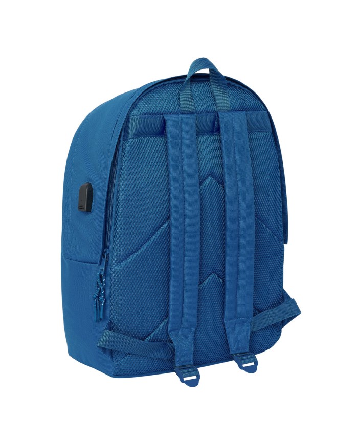 Zaino per Portatile Real Madrid C.F. Azzurro 31 x 44 x 18 cm Zaino per Portatile Real Madrid C.F. Azzurro 31 x 44 x 18 cm