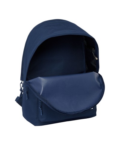 Zaino per Portatile Real Madrid C.F. Blu Marino 31 x 44 x 18 cm Zaino per Portatile Real Madrid C.F. Blu Marino 31 x 44 x 18 cm