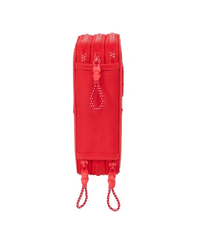 Plumier Triplo Atlético Madrid Rosso 12,5 x 19,5 x 5,5 cm 36 Pezzi