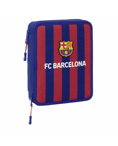 Astuccio Doppio F.C. Barcelona 24/25 Rosso Granato Blu Marino