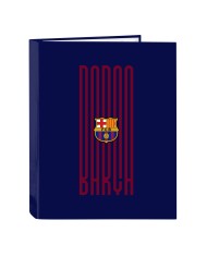 Raccoglitore ad anelli F.C. Barcelona 24/25 Rosso Granato Blu Marino 27 x 32 x 3.5 cm