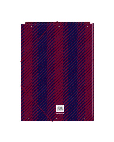 Classificatore Documenti F.C. Barcelona 24/25 Rosso Granato Blu Marino A4 26 x 33.5 x 2.5 cm