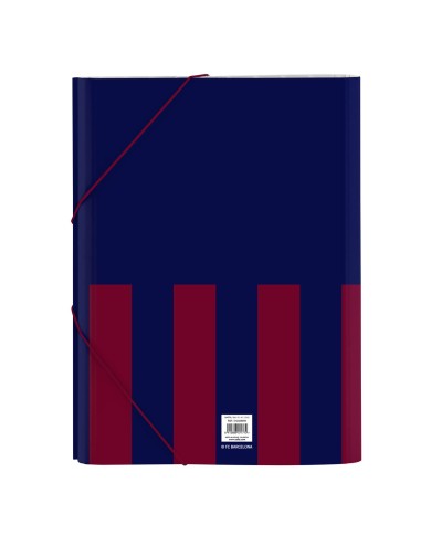 Classificatore Documenti F.C. Barcelona 24/25 Rosso Granato Blu Marino A4 26 x 33.5 x 4 cm