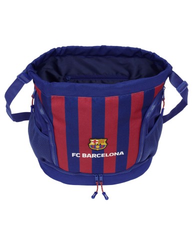 Zaino Scuola F.C. Barcelona 24/25 Rosso Granato Blu Marino 35 x 40 x 1 cm Sacco