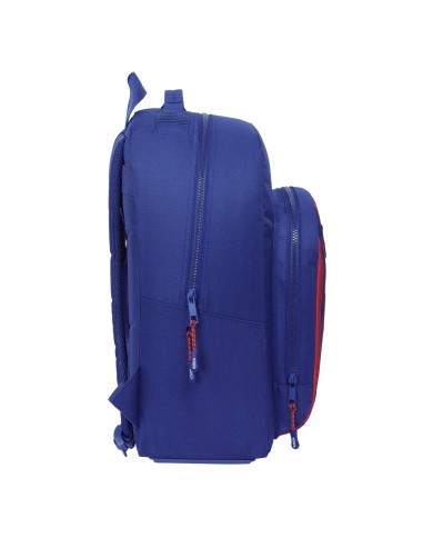 Zaino Scuola F.C. Barcelona 24/25 Rosso Granato Blu Marino 32 x 42 x 15 cm