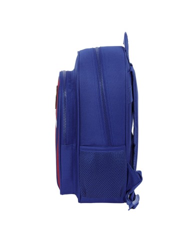 Zaino Scuola F.C. Barcelona 24/25 Rosso Granato Blu Marino 27 x 33 x 10 cm