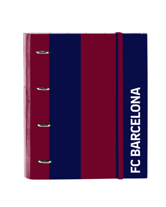 Raccoglitore ad anelli F.C. Barcelona 24/25 Rosso Granato Blu Marino 27 x 32 x 3.5 cm