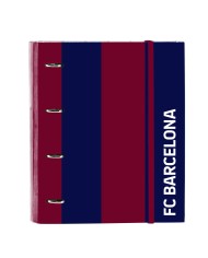 Raccoglitore ad anelli F.C. Barcelona 24/25 Rosso Granato Blu Marino 27 x 32 x 3.5 cm