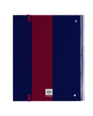 Raccoglitore ad anelli F.C. Barcelona 24/25 Rosso Granato Blu Marino 27 x 32 x 3.5 cm