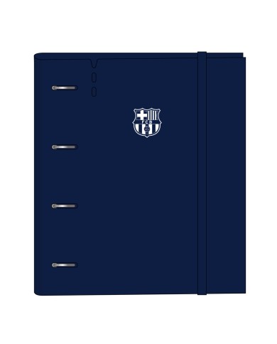 Raccoglitore ad anelli F.C. Barcelona Rosso Granato Blu Marino 27 X 32 X 4 cm