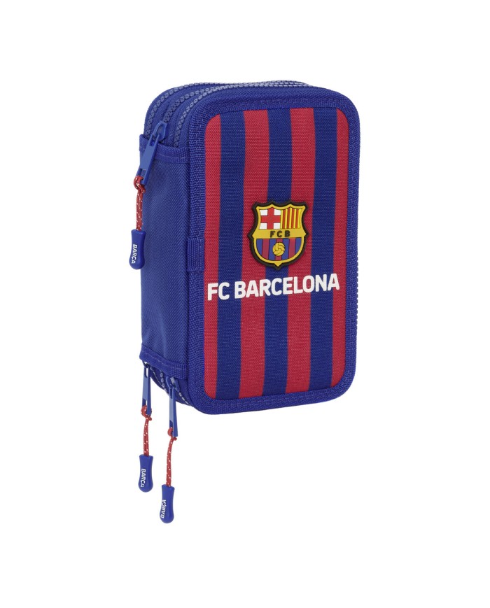 Plumier Triplo F.C. Barcelona 24/25 Rosso Granato Blu Marino 12,5 x 19,5 x 5,5 cm 36 Pezzi Plumier Triplo F.C. Barcelona 24/25 Rosso Granato Blu Marino 12,5 x 19,5 x 5,5 cm 36 Pezzi