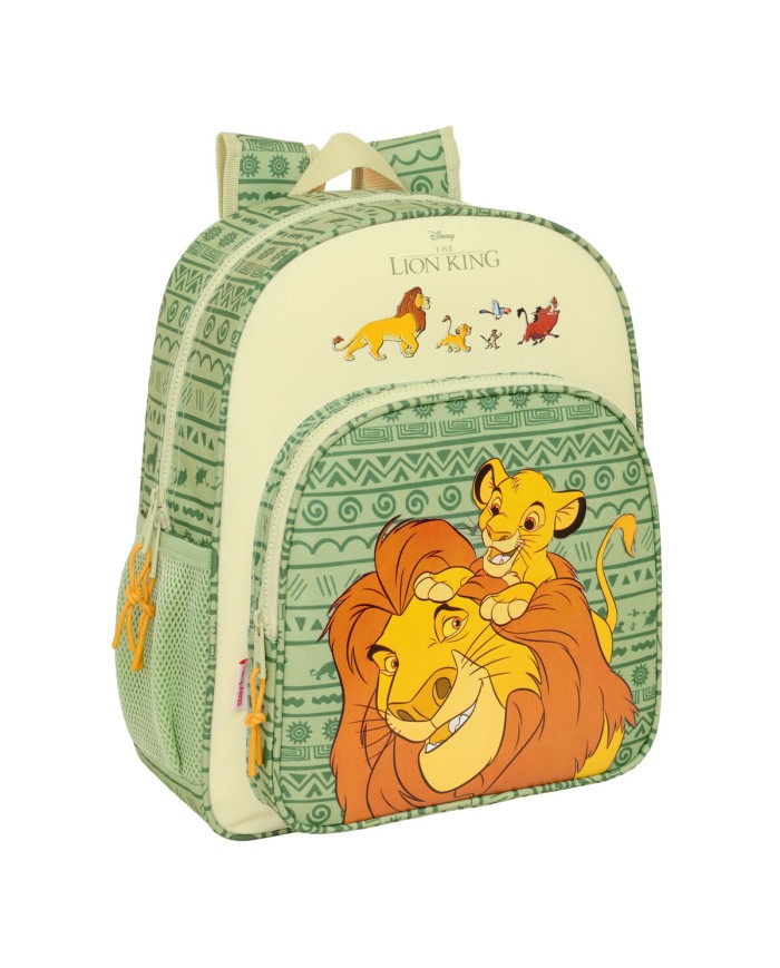 Zaino Scuola Mufasa Verde Beige 32 x 38 x 12 cm Zaino Scuola Mufasa Verde Beige 32 x 38 x 12 cm