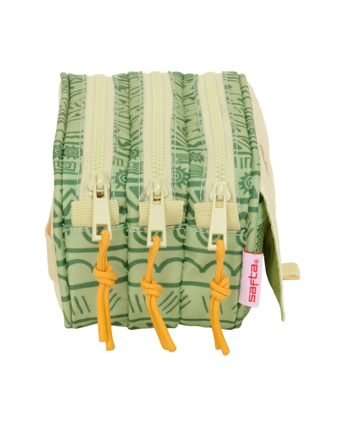 Portaoggetti Triplo Mufasa Verde Beige 21,5 x 10 x 8 cm Portaoggetti Triplo Mufasa Verde Beige 21,5 x 10 x 8 cm
