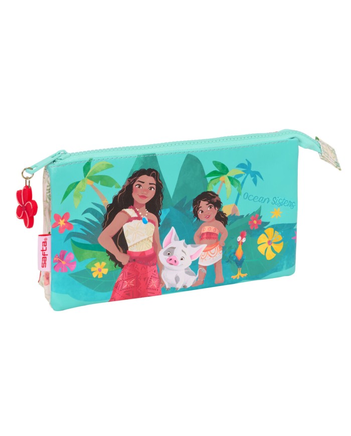 Portaoggetti Triplo Vaiana Azzurro Beige 22 x 12 x 3 cm