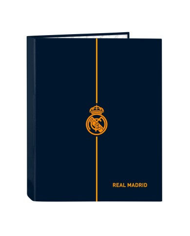 Raccoglitore ad anelli Real Madrid C.F. 2nd Kit 24/25 Blu Marino A4 26.5 x 33 x 4 cm