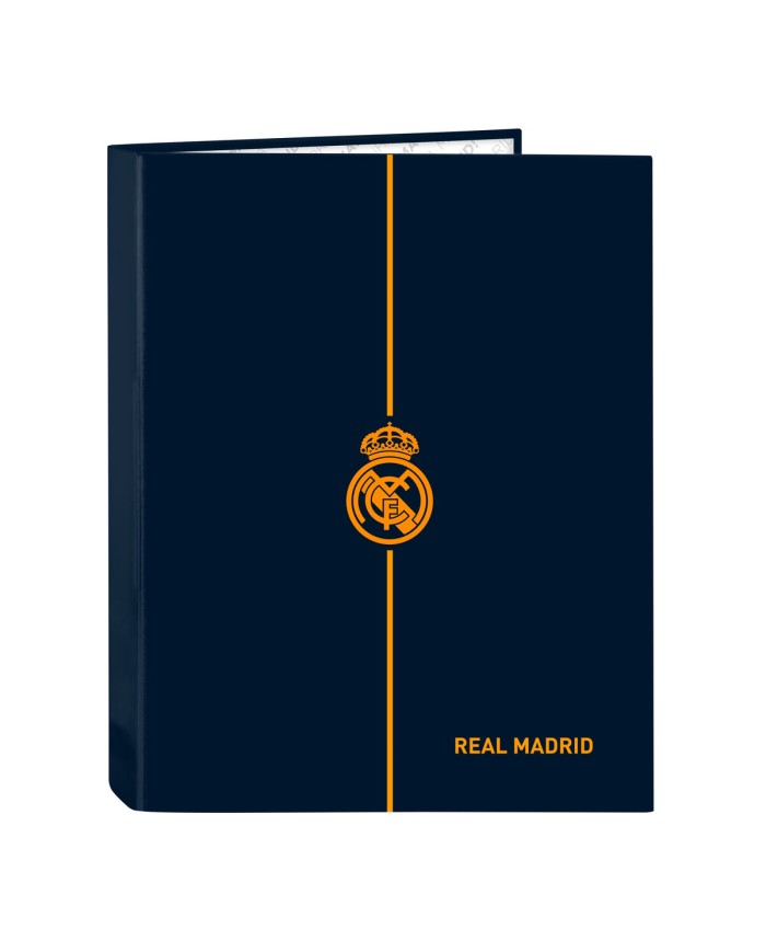 Raccoglitore ad anelli Real Madrid C.F. 2nd Kit 24/25 Blu Marino A4 26.5 x 33 x 4 cm