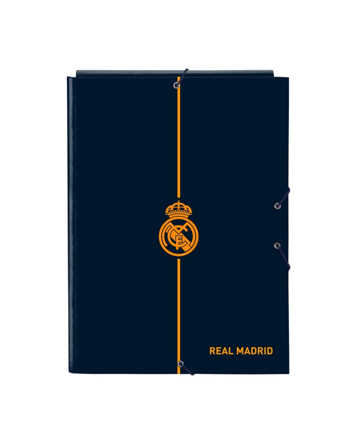 Raccoglitore ad anelli Real Madrid C.F. 2nd Kit 24/25 Blu Marino A4 26 x 33.5 x 2.5 cm