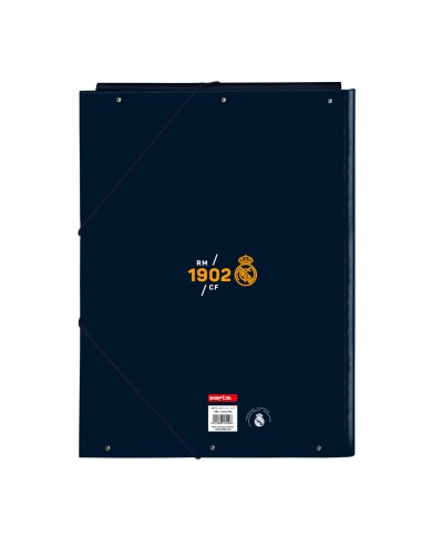 Raccoglitore ad anelli Real Madrid C.F. 2nd Kit 24/25 Blu Marino A4 26 x 33.5 x 2.5 cm