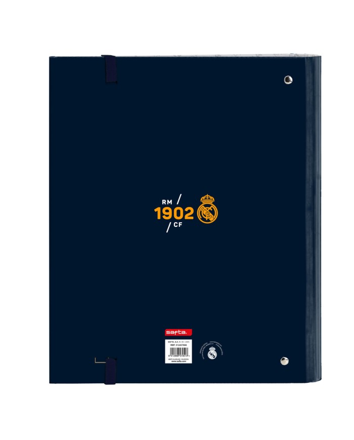 Raccoglitore ad anelli Real Madrid C.F. 2nd Kit 24/25 Blu Marino 27 x 32 x 3.5 cm