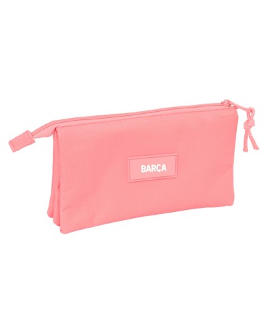Portaoggetti Triplo F.C. Barcelona Corallo 22 x 12 x 3 cm