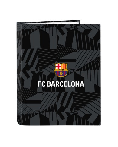 Raccoglitore ad anelli F.C. Barcelona Black Nero A4 26.5 x 33 x 4 cm
