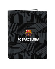 Raccoglitore ad anelli F.C. Barcelona Black Nero A4 26.5 x 33 x 4 cm